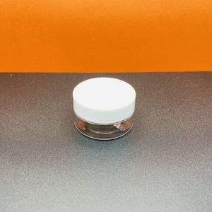 Tarro de Crema de Plástico de 25 ml con Tapa de Rosca Blanca a Prueba de Fugas, Tamaño Pequeño para Jabón Líquido y Artículos de Cuidado Personal - Product Image 1