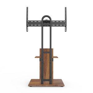 Support TV au sol noir de la série Classic pour MAX VESA 600*400 mm avec support réglable en hauteur et étagère pour <span class=keywords><strong>DVD</strong></span> pour téléviseurs de 70 pouces - Product Image 2