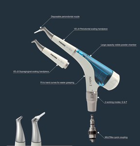 Dispositivo di Lucidatura Dentale Airjet 1S con Sabbiatura per Profilassi Clinica con Fonte di Alimentazione a Turbina Elettrica - Product Image 2