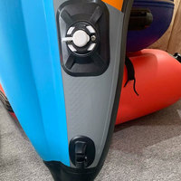 2.4M Gonflable Extra Large Paddle Board Leurre Kayak Bateau De Pêche Avec Siège