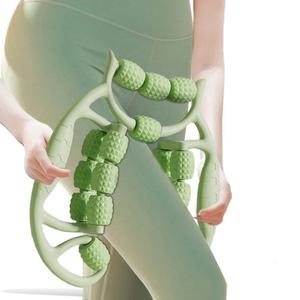 <span class=keywords><strong>Roller</strong></span> Pijat Otot Kaki Vigfit Hot Sale Tahan Lama Multi-Fungsi Yoga Latihan 9-Roda Foam <span class=keywords><strong>Roller</strong></span> untuk Unisex Home Gym - Product Image 5