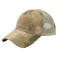 Sombrero de copa plana personalizado Gorra de béisbol cubana Sombreros de cadete en tela de camuflaje con logotipo estampado y bordado