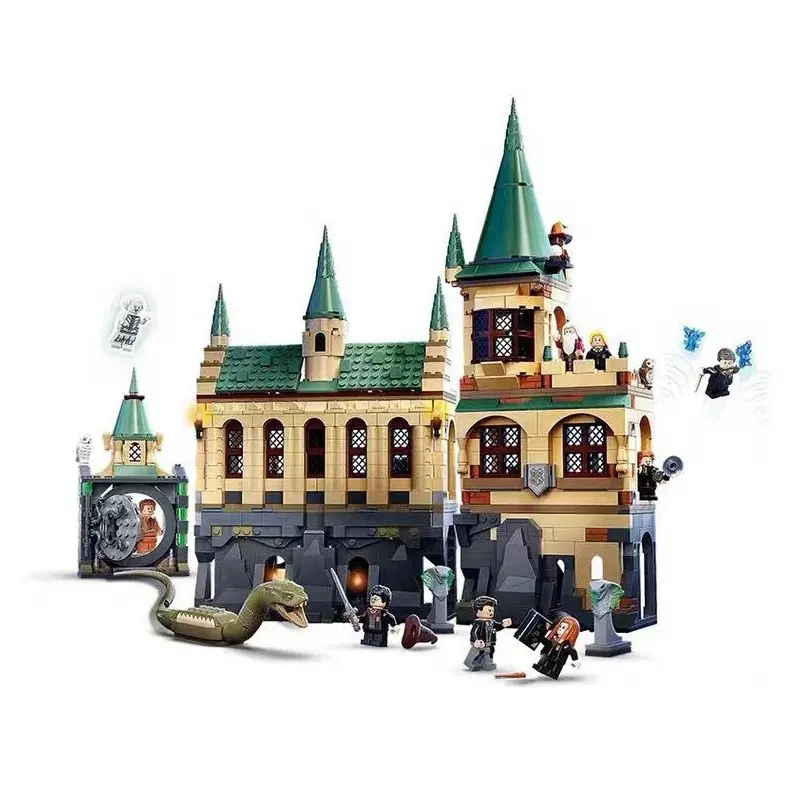 Sıcak gizli kale Harry tuğla oyuncaklar Hogwartes modeli yapı taşları çocuklar için ilginç hediyeler