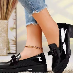 Mocassins plats pour femmes en cuir PU respirant de haute qualité, style décontracté et élégant, chaussures classiques anti-éblouissement pour le travail et les occasions formelles - Product Image 5