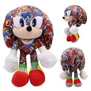 Nouveauté 2025 : <span class=keywords><strong>Peluche</strong></span> Super Douce en Fibre de Polyester, Modèle Flying <span class=keywords><strong>Sonic</strong></span>, avec Queues et Poupée <span class=keywords><strong>Sonic</strong></span> Style Graffiti - Product Image 2