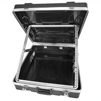 Flight case pour rack 12U de haute qualité, fabrication directe d'usine, en ABS, pour équipement audio