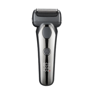 Rasoir à lames rechargeable sans fil pour homme, pour la barbe et le visage, étanche IPX5, rasoir électrique avec 90 minutes d'autonomie - Product Image 1