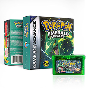 Cartouche de jeu USA Version Emerald Legacy RTC Flash Cart Real Time Clock pour console vidéo GBA - Cartouche ROM Hack Anglaise - Product Image 4