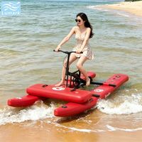 Pédalo stable à un siège avec cadre en aluminium et tapis flottant avant à faible résistance pour la plage, pliable, de Chine Lumark