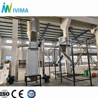Línea de Lavado de Botellas de PET de Alta Tecnología para Reciclaje de Botellas Enfardadas Sucias, Alta Pureza