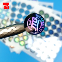 Étiquette holographique papier de sécurité personnalisé feuille transparente impression 3D vinyle authenticité Qr Code feuille Logo hologramme autocollant