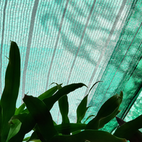 Filet de protection solaire en maille verte tissé en HDPE anti-UV pour jardin, couverture de plantes, protection extérieure
