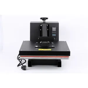 DGRUIDA Máquina de prensa térmica digital de alta pressão para camisetas, controle de temperatura, 38cm x 38cm