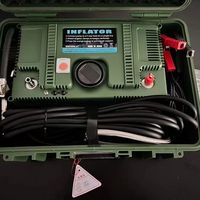 Compresseur d'air électrique à double cylindre robuste de haute qualité pour gonflage rapide et arrêt automatique des pneus 12V