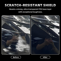 Film de changement de couleur auto-adhésif en vinyle TPH pour voiture Film d'emballage ultra-lumineux pour voiture PPF couleur anti-rayures PPF pour voiture