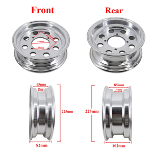 Jante de roue arrière en aluminium de 3.<span class=keywords><strong>50</strong></span> à 8 pouces avant de 2.<span class=keywords><strong>50</strong></span> à 8 pour <span class=keywords><strong>Honda</strong></span> <span class=keywords><strong>Monkey</strong></span> Z50 Mini Trail <span class=keywords><strong>50</strong></span> pièces de rechange de moto modifiées - Product Image 2