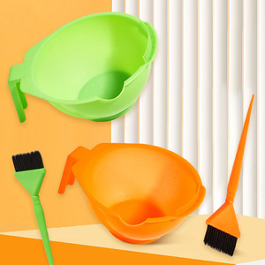 Hair Dyeing Tool Set Plastic Bowl Brush Comb Salon Home Use Hair Coloring Accessories - Product Image 1