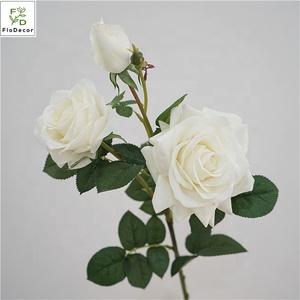 ดอกชบาปลอม <span class=keywords><strong>3</strong></span> หัว สัมผัสเหมือนจริง ผลิตจากยางลาเท็กซ์ สำหรับตกแต่งบ้าน โรงแรม ร้านอาหาร งานแต่งงาน จากโรงงานโดยตรง - Product Image 5