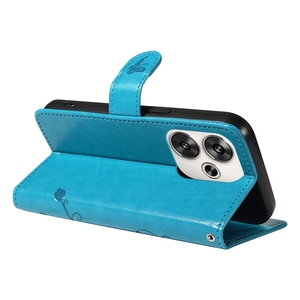 Funda de Cuero con Diseño de Mariposa y Flores para Xiaomi POCO F6 14 Ultra 13 <span class=keywords><strong>Pro</strong></span> 12 Lite 13T <span class=keywords><strong>12T</strong></span> <span class=keywords><strong>Redmi</strong></span> A3 Turbo3 5G - Product Image 3