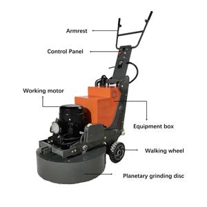 Meuleuse à béton de haute qualité de 900 mm, boîte de vitesses du moteur, moteur de 18,5 kW, tranchante, résistante à l'usure pour un ponçage du béton à haute efficacité - Product Image 2