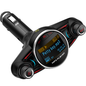 BT08 Car FM <b>Transmitter</b> <b>Wireless</b> BT MP3 Player AUX Audio Receiver TF USB Music Plastic - Product Image 4