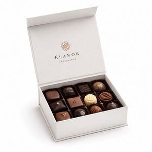 Boîtes d'expédition en papier écologiques avec logo personnalisé pour la Saint-Valentin, solution d'emballage cadeau pour chocolats gaufrés - Product Image 3