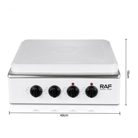 Cuisinière RAF R.8509 Nouveau Style 4 Brûleurs, Appareil de Cuisine Domestique, Cuisinière à Gaz et Électrique