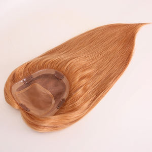 TopElles de pelo humano 100% europeo remy para chica, mono de diseño con top de seda, color rojo, Belleza - Product Image 5