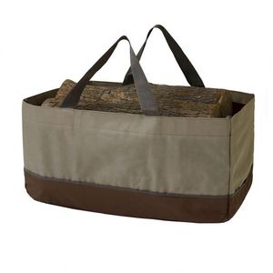 Échantillon Gratuit : Sac de Transport Robuste pour Bois de Chauffage en Toile Cirée, Sac Fourre-tout pour Bûches, Sac de Transport pour Cheminée, Fabrication Usine - Product Image 1