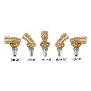 Áp lực cao máy giặt sạch pivoting Adapter với <span class=keywords><strong>1</strong></span>/<span class=keywords><strong>4</strong></span> "Kết nối nhanh chóng ROTARY vòi phun Coupler 5 vị trí 180 độ - Product Image 4