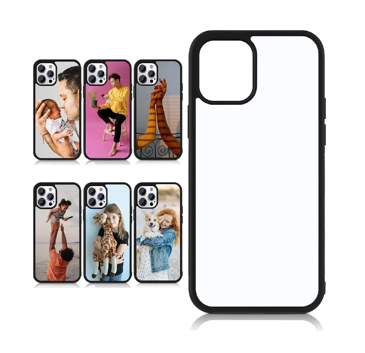 Amazon Hot Tpu PC Blank Sublimation Cell Phone Case Cover For Iphone 11 12 13 14 Pro Max Funda