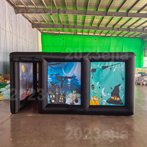 Laberinto de Halloween de fábrica, casa embrujada inflable, estructura de laberinto espeluznante gigante para entretenimiento en el patio trasero - Product Image 6