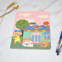 Carnet personnalisé super mignon à thème dessin animé, impression créative, prix pour les élèves du primaire