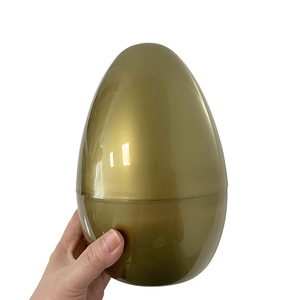 Hot Sell Golden Extra Large Plastic Hollow Easter Egg Bulk giant Jumbo decorative Big plastic eggs For Children Gift