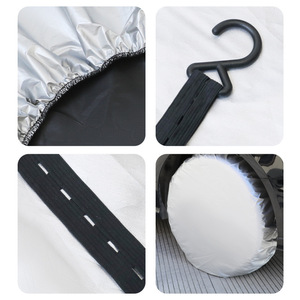 Housse de pneu Chongteng 80cmx80cm imperméable avec revêtement argenté pour la protection des voitures et des camping-cars - Product Image 5