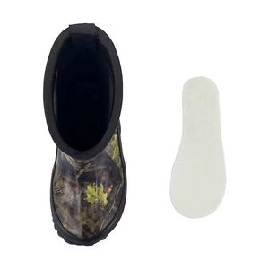 Bottes de <span class=keywords><strong>pluie</strong></span> en néoprène caoutchouc imperméables pour enfants, confortables, mi-mollet, de haute qualité, vente en gros, YL-25088 - Product Image 4