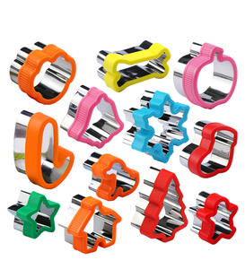 Moule à découper les sandwichs en acier inoxydable, modèle de découpe de pain avec poignée de protection, moule à découper les fruits et légumes, moule à biscuits - Product Image 5