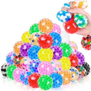<b>Squishy</b> Ball Rubber Water Bead Gel Sensory Stress Ball Fidget Toy Stress Relief <b>Squishy</b> Ball for Kids and Adults for Girls - Product Image 6