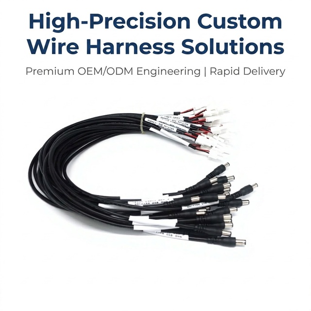 Custom Fitness Equipment Bare Copper Conductor Wire Harness OEM Treadmill Exercise Bike Elliptical Internal Cable Assembly Gym