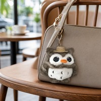 Porte-clés intelligent en peluche IA avec fonction de chat vocal, jouet animal en peluche personnalisable OEM