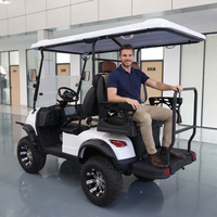 Nouvelle Voiturette de Golf Électrique 2026 à Batterie Lithium Tout-Terrain Homologuée CE, Couleur Personnalisable pour Terrains de Golf et Complexes Hôteliers