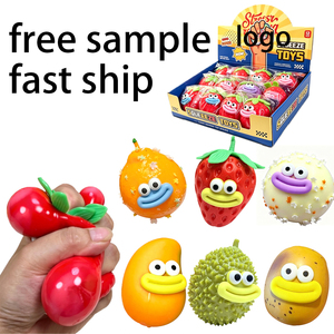 Jouet anti-stress personnalisé avec logo, mignon et amusant, à bouche large, cadeau créatif, mini-jouet à rebond rapide - Product Image 1
