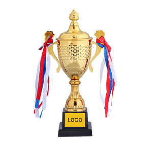 Taza escolar barata al por mayor de La UE, cuenco con logotipo de lámina de oro personalizado, trofeo de metal para premios deportivos de varios tamaños - Product Image 1