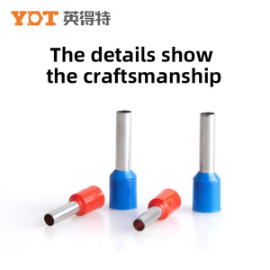 Đầu nối nhanh bằng đồng thau, ống cách điện hình trụ, đầu nối ống đồng cho dây cáp, đầu nối điện, đầu nối dạng ép - Product Image 4