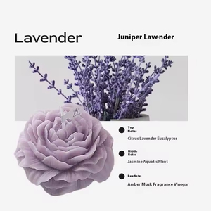 2026 Wholesale Creative Peony Fragrant Flower Shaped scented <b>Candles</b> for Holidays for Thanksgiving Easter and Father's Day - Product Image 4
