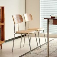 Chaise de salle à manger en bois durable et écologique de style industriel moderne pour le mobilier de maison dans les restaurants et les cafés