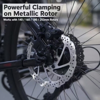 Frein hydraulique pour vélo électrique, étrier à 4 pistons, freinage puissant pour vélo électrique, idéal pour les trajets quotidiens, fournisseur direct, commande en gros
