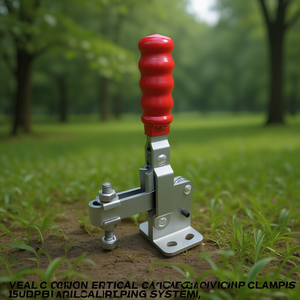 Vertical Locking <b>Clamp</b> Flat Base 150 Kg Load Capacity Clamping System - Product Image 3
