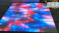 Écran d'affichage numérique LED au sol pour les événements de mariage, les discothèques, les fêtes, utilisation en extérieur