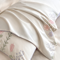 Literie en coton toutes saisons 8PC Queen Size Draps de lit en coton pur Ensembles de literie 8 pièces